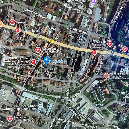 City Apart 2 Stadtwohnung Mit Netflix Nahe Bahnhof Sinsheim Exteriör bild